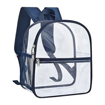 Clear Backpack Stadium Approved Reinforced Straps Small Bag 12x12x6