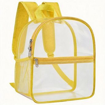 Clear Backpack Stadium Approved Reinforced Straps Small Bag 12x12x6