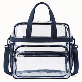Clear Bag Stadium Tote with 12x6x12