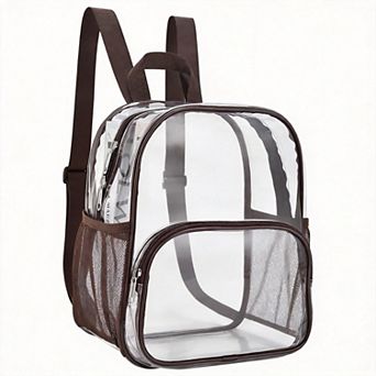 Clear Stadium Backpack Front Pocket