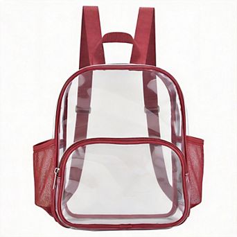 Clear Stadium Backpack Front Pocket