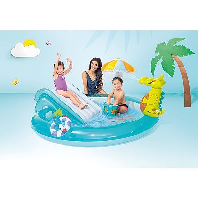 Gator Inflatable Kiddie Pool Water Play Swim Center