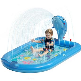 Elephant Splash Pad Sprinkler Pool Outdoor Play Mat Toddler Birthday Gift