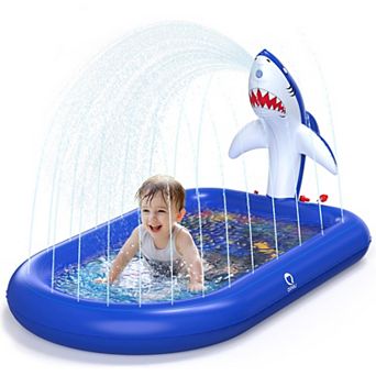 Elephant Splash Pad Sprinkler Pool Outdoor Play Mat Toddler Birthday Gift