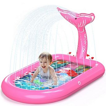 Elephant Splash Pad Sprinkler Pool Outdoor Play Mat Toddler Birthday Gift