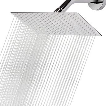 12*8” Rain Shower Head High Flow Stainless Steel Rainfall Rectangle