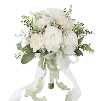 Sage Bridal Bouquet Silk Artificial Flowers
