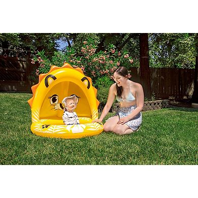 Inflatable Kiddie Pool Sun Shade Lion