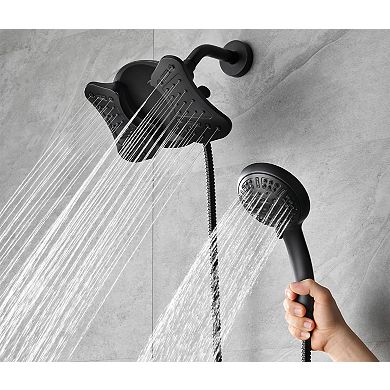 2.5 GPM Shower Head With Handheld Spray Combo Rainfall