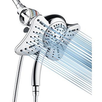 2.5 GPM Shower Head With Handheld Spray Combo Rainfall