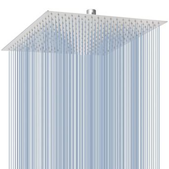 16” Rain Shower Head Square High Flow Ceiling Wall Mount