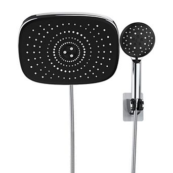 10” Rain Shower Head Handheld Combo 5 Spray Modes