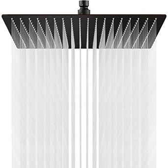 16” Rain Shower Head Stainless Steel Square Ceiling Wall Mount