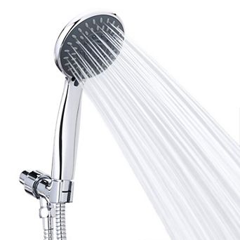 Shower Head Handheld 5-Settings High Spray Hose Mount