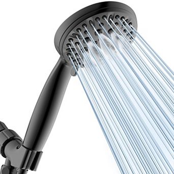 Shower Head 6 Spray Modes Handheld High Pressure Hose Holder