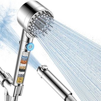 Filtered Shower Head Handheld Hard Water Chlorine Skin Pet Bath