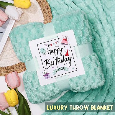 Birthday Self Care Spa Gift Basket Blanket