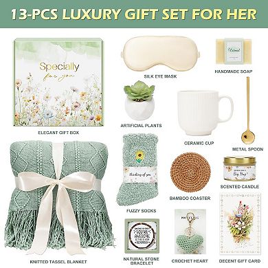 Holiday Gift for Women Self Care Spa Set Inspirational Theme