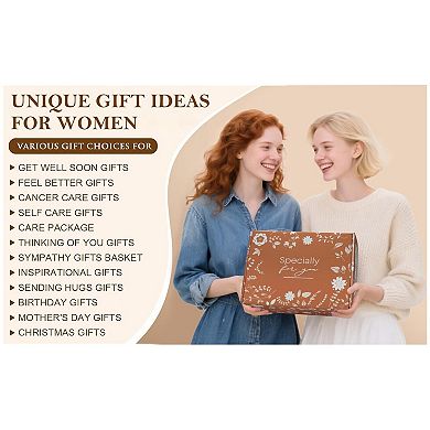 Self Care Gift Basket Women Blanket Spa Set