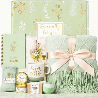Spa Gift Basket Women Self Care Relaxing Inspirational Gifts