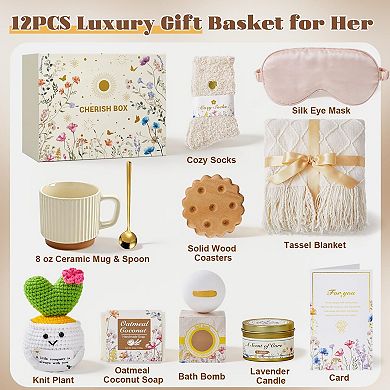 Get Well Soon Self Care Gift Basket for Her