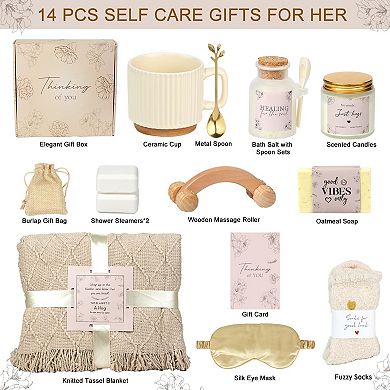 Gift Basket Spa Self Care Relaxation Women