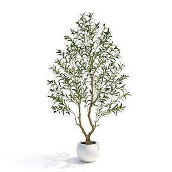 Artificial Olive Tree Faux Plant Indoor Decor