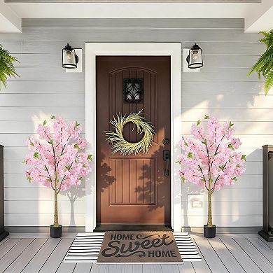 Artificial Cherry Blossom Tree Faux Sakura Decor