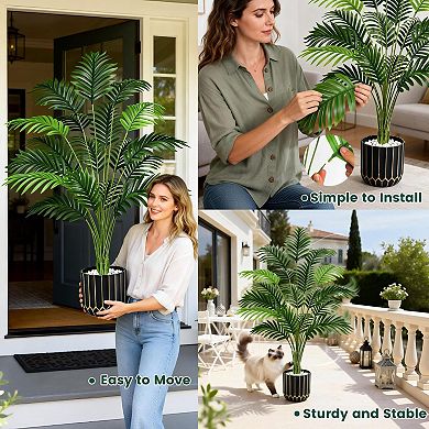 Monstera Tree Faux Plant Indoor Outdoor Decor