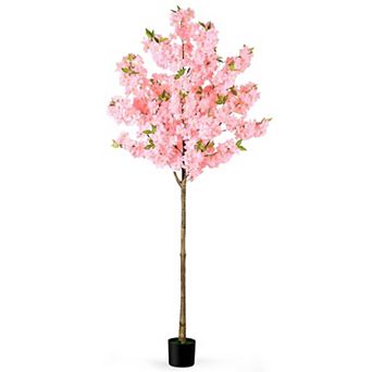 Artificial Cherry Blossom Tree Indoor Decor Faux Pink Sakura