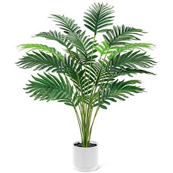 28" Artificial Palm Tree Faux Tropical Plant Decor
