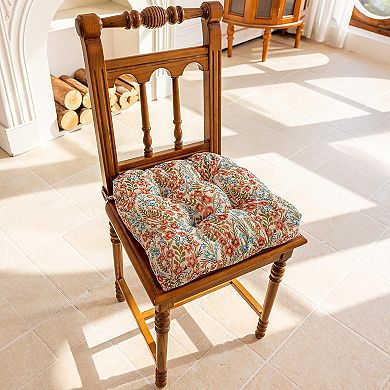 Boho Geometric Chair Cushion U-shaped Cotton Linen Pad