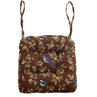 Boho Geometric Chair Cushion U-shaped Cotton Linen Pad