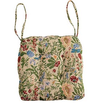 Boho Geometric Chair Cushion U-shaped Cotton Linen Pad