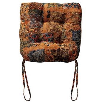 Boho Geometric Chair Cushion U-shaped Cotton Linen Pad