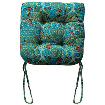Boho Geometric Chair Cushion U-shaped Cotton Linen Pad