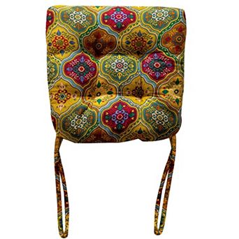 Boho Geometric Chair Cushion U-shaped Cotton Linen Pad