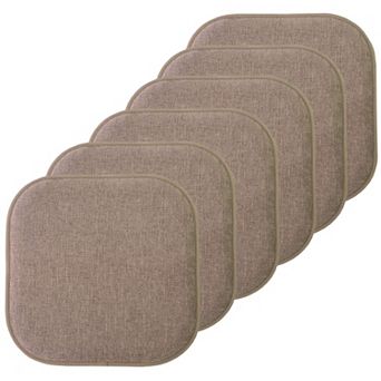 Chair Cushion Memory Foam Pads Slip Non Skid Rubber Rounded Square Seat Cover