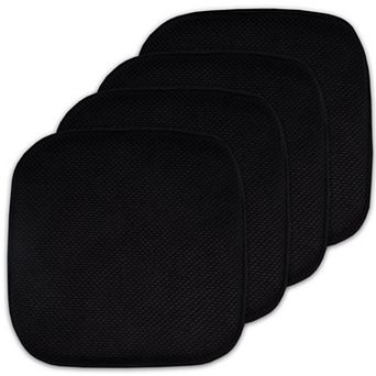 Chair Cushion Memory Foam Pads Slip Non Skid Rubber Rounded Square Seat Cover