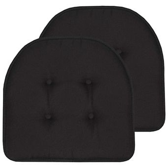 Chair Cushion Memory Foam Tufted Non Skid U-shaped Seat Cover