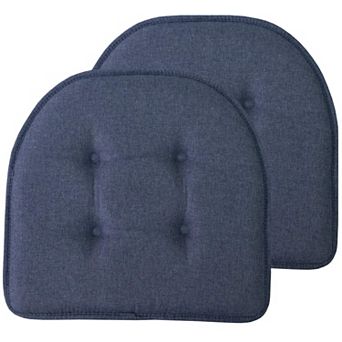 Chair Cushion Memory Foam Tufted Non Skid U-shaped Seat Cover