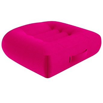 Large Seat Cushion Extra Thick Booster Office Car Breathable Anti-slip Black