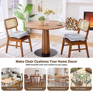 Chair Cushions Dining Kitchen Non Slip Ties Covers