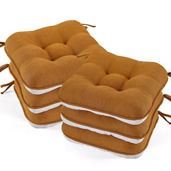 Chair Cushions Dining Kitchen Non Slip Ties Covers