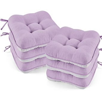 Chair Cushions Dining Kitchen Non Slip Ties Covers