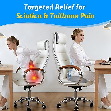 Seat Cushion Memory Foam Office Chair Car Ergonomic
