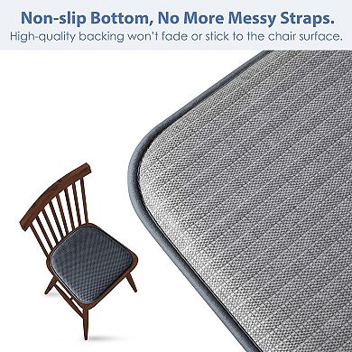 Chair Cushion Foam Seat Pad Non Slip Kitchen Dining Barstool