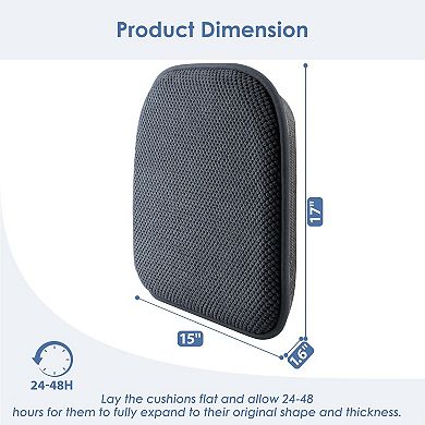 Chair Cushion Foam Seat Pad Non Slip Kitchen Dining Barstool