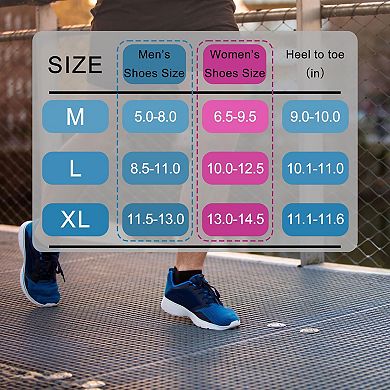 4 Pairs No Show Compression Socks Cushioned Athletic