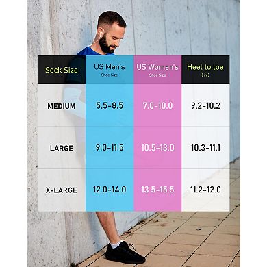 4 Pairs No Show Sportspression Socks Men Women Pack